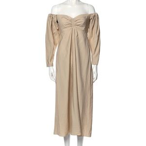 ALC off the shoulder midi length dress